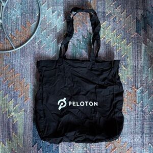 Peloton Black Canvas Tote